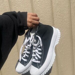 Converse Black and White High-Tops